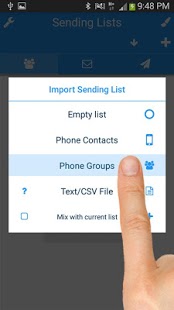 Captura de pantalla de Multi SMS & Group SMS PRO