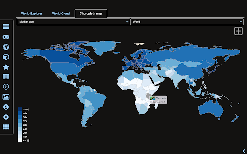Atlas mundial |  mapa del mundo |  léxico de países MxGeoPro Screenshot