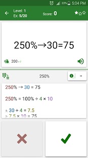 Captura de pantalla de trucos matemáticos
