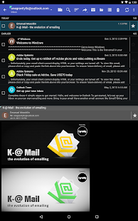 K- @ Mail Pro - Captura de pantalla de la aplicación de correo electrónico