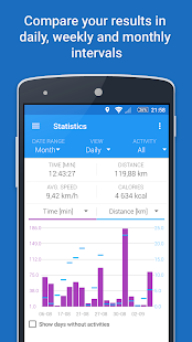 Aplicación GPS Sports Tracker: correr, caminar, andar en bicicleta Captura de pantalla
