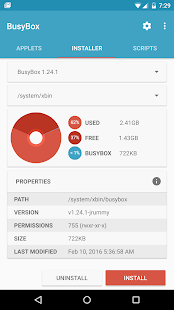 BusyBox para Android Captura de pantalla