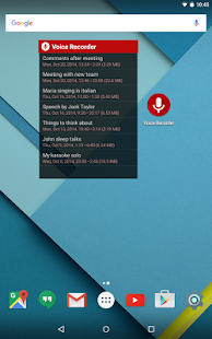 Captura de pantalla de Voice Recorder Pro