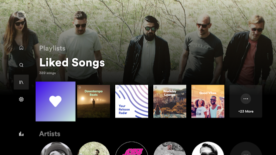 Spotify - Captura de pantalla de música y podcasts