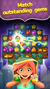 Genios y gemas: captura de pantalla de la aventura a juego de joyas y gemas