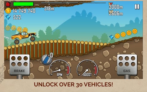 Captura de pantalla de Hill Climb Racing
