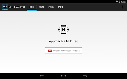 Herramientas NFC - Captura de pantalla de la edición Pro