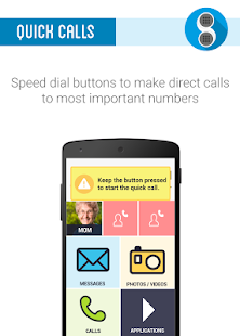 Captura de pantalla de Phonotto Simple Phone Launcher