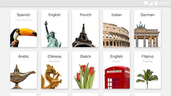 Rosetta Stone: Captura de pantalla de Learn Languages
