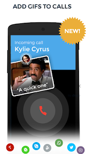Contactos, marcador telefónico e identificador de llamadas: captura de pantalla de drupe
