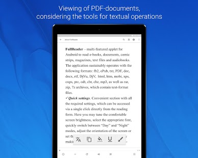 FullReader - Lector de todos los formatos de libros electrónicos Captura de pantalla