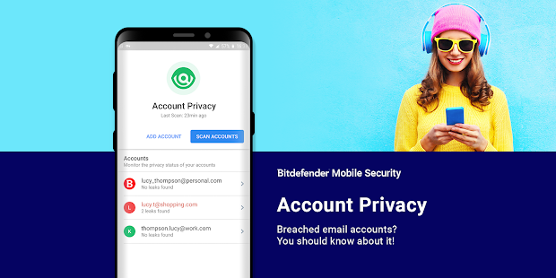 Captura de pantalla de Bitdefender Mobile Security & Antivirus