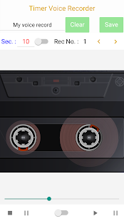 Captura de pantalla de la grabadora de voz con temporizador (pago)