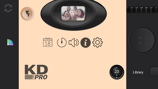 Captura de pantalla de la cámara desechable KD Pro