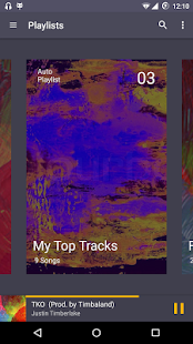 Captura de pantalla de Timber Music Player