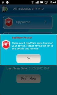 Captura de pantalla de Anti Spy Mobile PRO
