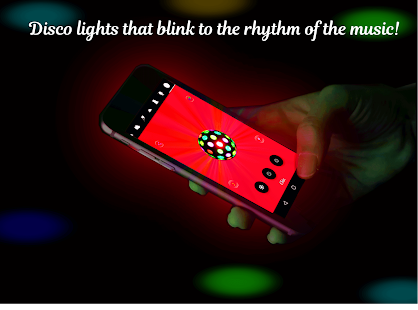 Luz musical: captura de pantalla con linterna, luz estroboscópica y visualizador musical