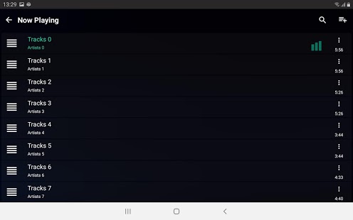 Captura de pantalla de ET Music Player Pro