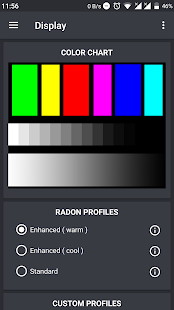 Captura de pantalla de Radon Kernel Control