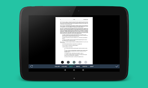 Mini Scanner - Captura de pantalla de la aplicación PDF Scanner gratuita