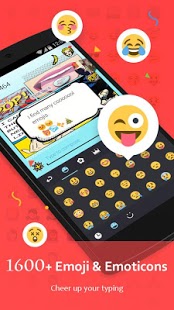 Teclado GO - Captura de pantalla de emojis, temas y GIF lindos