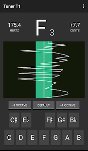Captura de pantalla del sintonizador T1