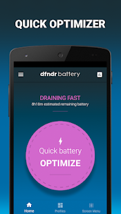 batería dfndr: administre la duración de la batería Captura de pantalla