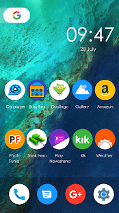 Oreo 8 - Captura de pantalla del paquete de iconos