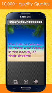 Captura de pantalla del efecto de fuentes de texto del editor de fotos